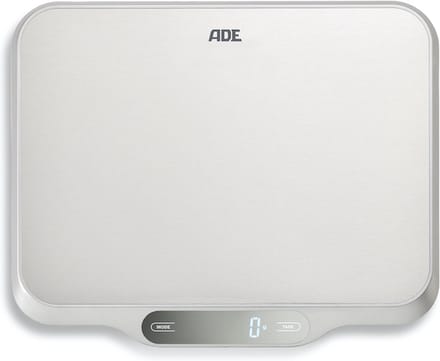 ADE - Digitale Keukenweegschaal Ladina - RVS - Extra grote weegcapaciteit - 15kg-1g