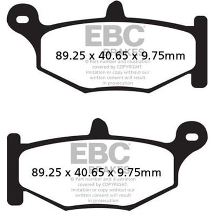 Ebc Fa-hh Series Fa419hh Gesinterde Remblokken Zwart