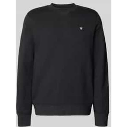 Sweatshirt met labelstitching, model 'Tye'
