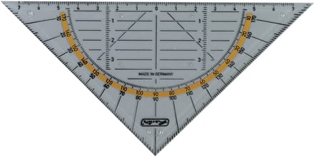 Herlitz Geometriedreieck klein kunsstof