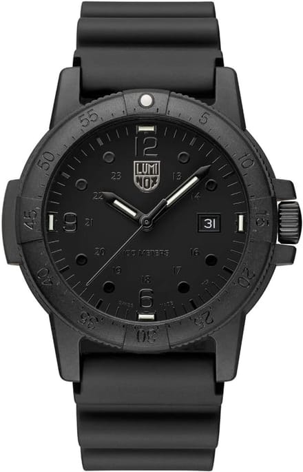 Zwitsers Herenhorloge 44mm met Datumweergave - 100M Waterdicht Duikhorloge