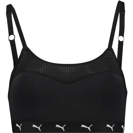 Puma niet-voorgevormde bh-top zwart