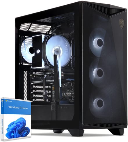 Sedatech Advanced Gaming PC ATX ARGB • Intel i5-12400F 6x 2.5GHz • Geforce RTX5070 • 32Gb RAM • 1Tb SSD M.2 • WiFi • Bluetooth, USB C • Windows 11 • Desktop computer