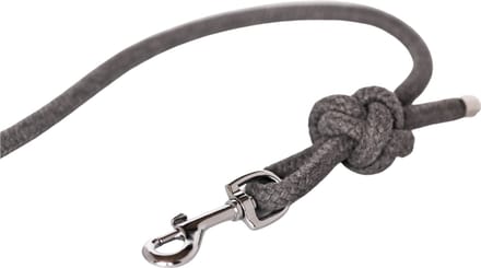 Cooper & Quint Cotton Diamond - Hondenriem - Grijs Katoen Touw