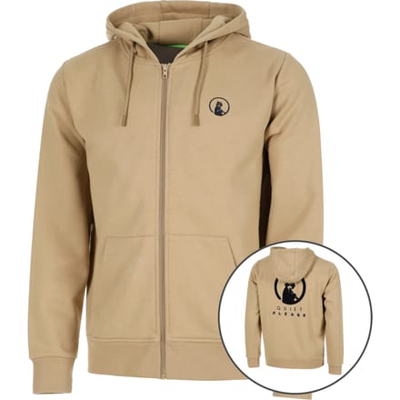 Quiet Please Wild Tonal Zip Sportjas Heren-Beige