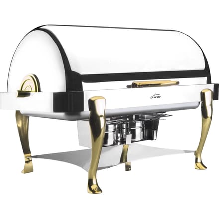 Bain-marie met messing voetjes Lacor Roll Top