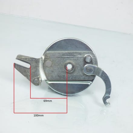 remtrommel voor achterwiel met remschoen 100 mm, nieuw
