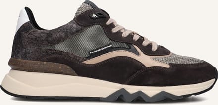 Floris Van Bommel Sfm-10178 De Zager Sneakers - Suède - Heren - Grijs - Maat 40⅔