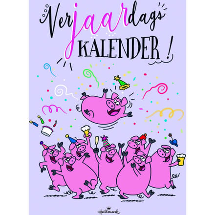 Verjaardagskalender kort Leo Immerzeel 21x30cm
