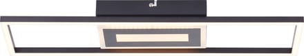 Brilliant Besson - Plafondlamp - LED 24W - 3000K - Zwart