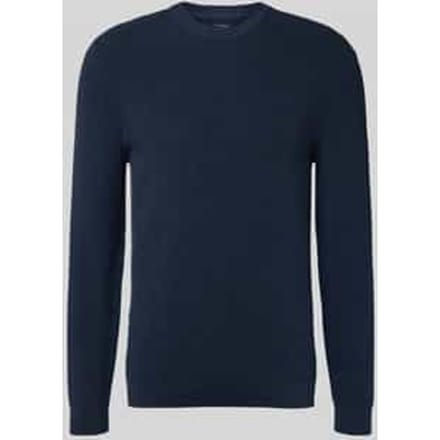 Gebreide pullover met ribboorden