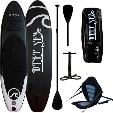 Deep Sea SUP Board Set Kayak Pro 300cm, Zwart