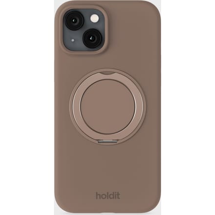 Silicone Stand Case Mocha Brown iPhone 13