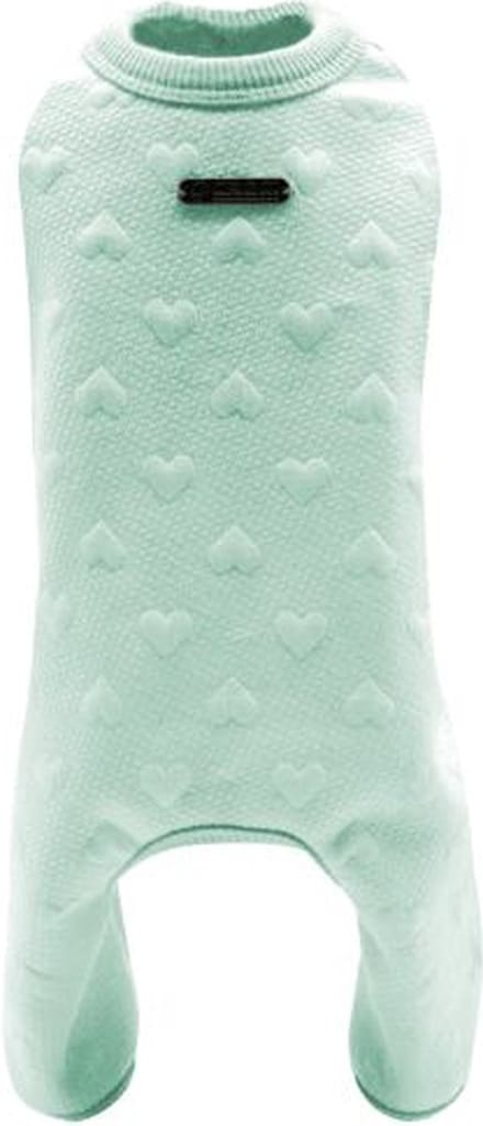 Hondentrui Onesie Croci - Lichtblauw - Warm, Met Mouwtjes, Ruglengte 20 cm