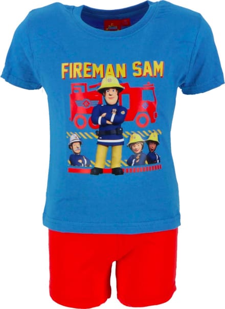 Brandweerman Sam - short pyjama : Maat 122/128 - 7/8 jaar