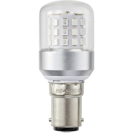 TRU COMPONENTS TC-14124712 LED-signaallamp Groen Cilinder BA15d 100 V/AC, 240 V/AC 500 lm