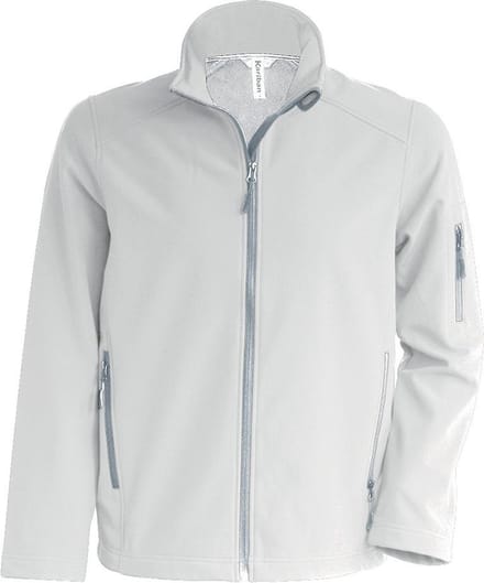 Kariban Heren Soft Shell-jasje (Wit)