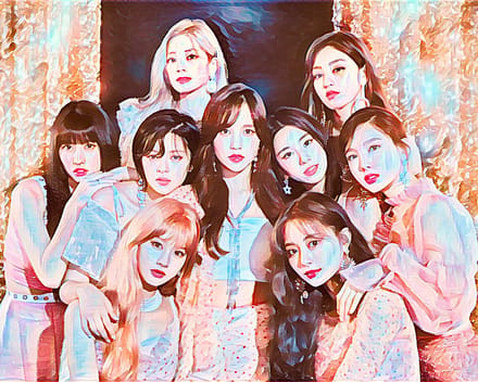 K-POP TWICE 2 - Canvas - 70 x 100 cm