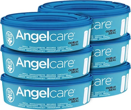 Angelcare luieremmer navullingen - 6 cassettes + FREE GIFT