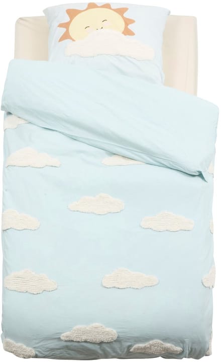 Atmosphera Kids Clouds Dekbedovertrek set met 1 kussensloop 140x200cm/65x65cm