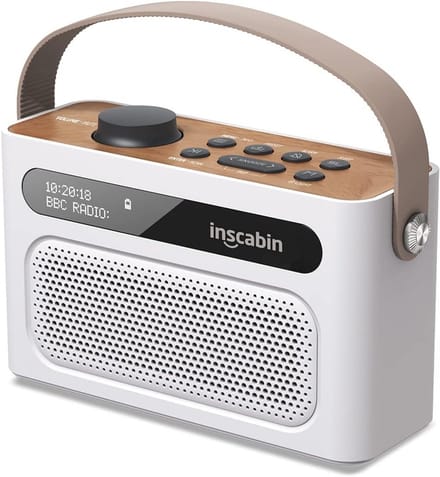 Draagbare DAB+ FM Radio met Bluetooth Speaker & Oplaadbare Batterij