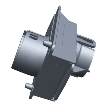 AEG ventilatierooster, bodem, grijs 140210458018