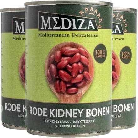 3x Mediza Rode Kidney Bonen 400 gr