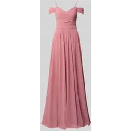 Maxi-jurk in off-shoulder-look met loopsplit