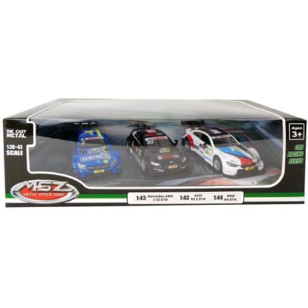 DTM 3-pack 1:43 met openende deuren Auto's op schaal