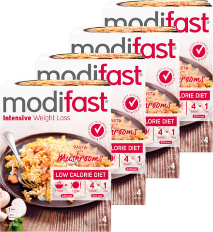 Modifast | Intensive | Pasta with Mushrooms | 4 Stuks | 4 x 248g