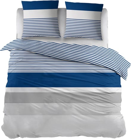Snoozing Gerda Dekbedovertrek - Extra breed - 260x200/220 cm - Navy