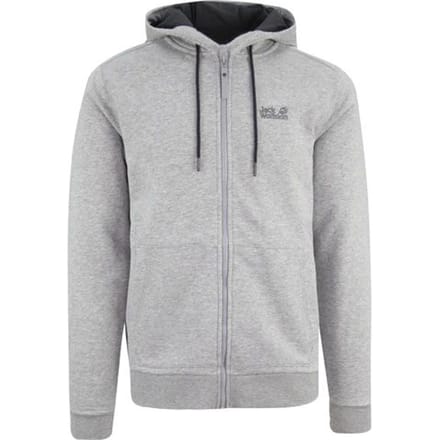 Jack Wolfskin Logo Heren Grijs Track Jacket