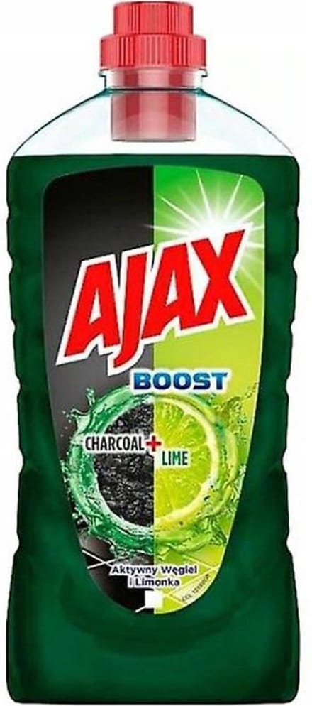 Ajax Boost Serie - Universele Vloerreiniger - Limoengeur - 1L - Biologisch Afbreekbaar