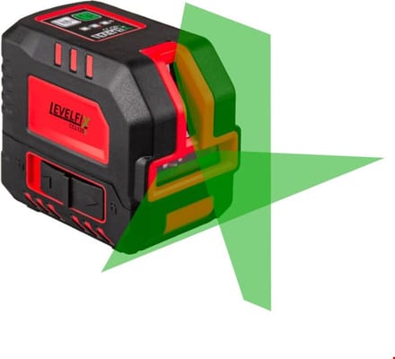 Levelfix kruislijnlaser CL120G groen set + statief 556112