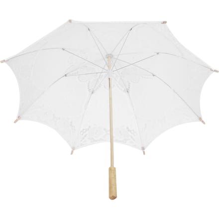 Kanten Paraplu Bruiloft Bruids Parasol Paraplu voor Fotografie Props Bruiloft BenodigdhedenL Wit wit