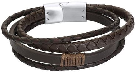 iXXXi Men Leren Armband Seph Bruin