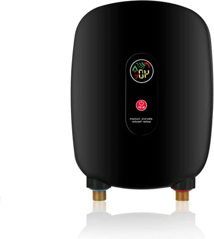 Doorstroomboiler - Directe Verwarming - Badkamer Douche - Instelbare Temperatuur - 3500 Watt - Zwart