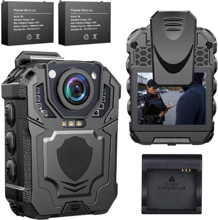 SCH® Bodycam - Cam - Zwart - 19cm x 15cm x 7cm