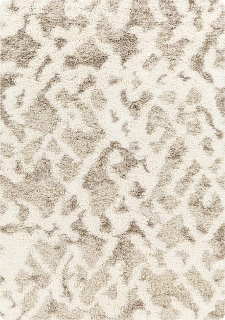 SURYA Paula vloerkleed modern hoogpolig shaggy beige