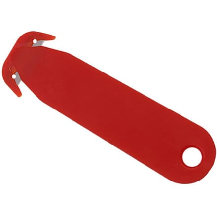 Ouvre-paquet Coupe-boîtes en métal Acier inoxydable Sécurité Cutter utilitaire pour usage domestique et de bureau red