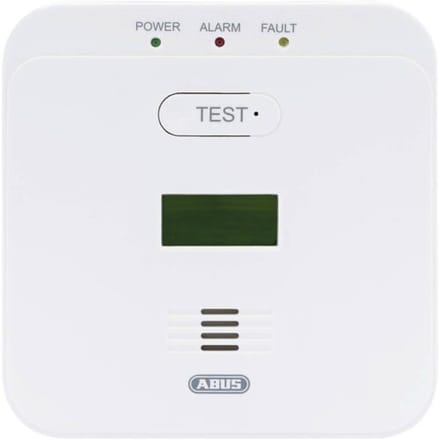 ABUS COWM510 Koolmonoxidemelder werkt op batterijen Detectie van Koolmonoxide