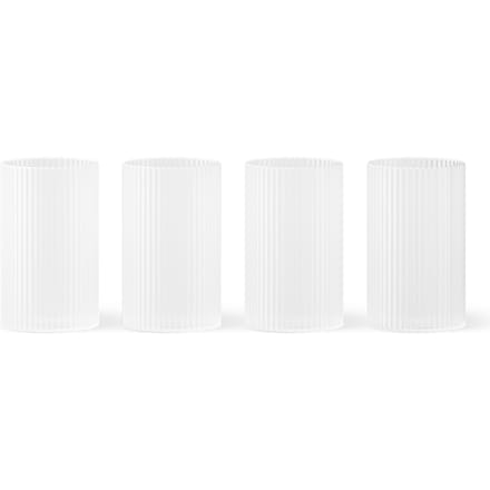 Ferm Living Ripple glazen set 4 stuks - frosted