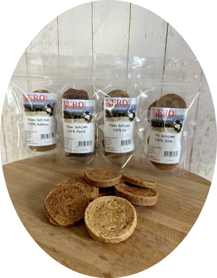 Nero Pure Vlees schijven 100% Eend 8 stuks