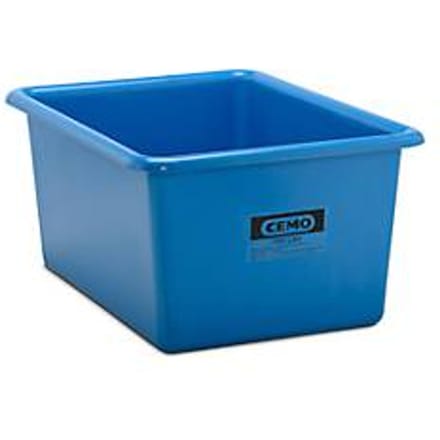 Rechthoekige container Standaard, GFK, 550 l, blauw