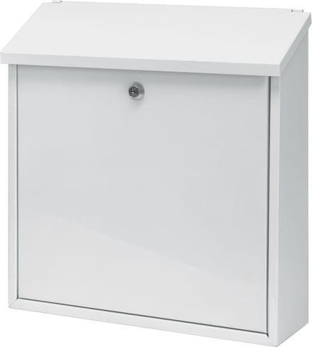 V-Part - Wandbrievenbus Malagan - Galvanized steel Powder Coated - wit - Brievenbus