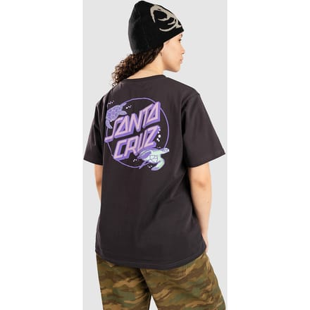 Santa Cruz Turtle Dot T-Shirt zwart
