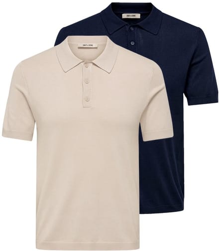 Only & Sons Heren poloshirt 2 pack Wyler