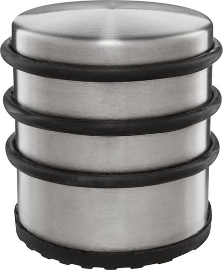 Protect-it Deurstopper/deurbuffer - 1x - D70 x H65mm - 1,15kg - RVS - premium - zonder montage