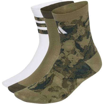 Adidas Camo Graphic kinder sokken groen - Maat 28/30