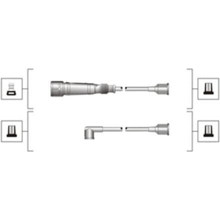 Bougiekabelset MAGNETI MARELLI 941319170103